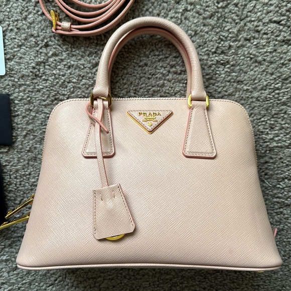 Prada Saffiano Lux Small Promenade Tote - Picture 5 of 14